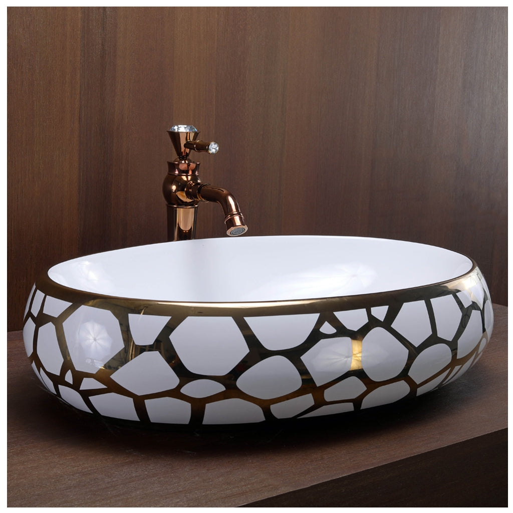 Toyo showroom/shop near me sarjapur road, sarjapur road toyo showroom/shop, wash basin showroom sarjapur road, sarjapur road wash basin showroom, new designer wash basin, premium wash basin, low price wash basin, multi colour wash basin, Toyo 107 White & Golden Wash Basin