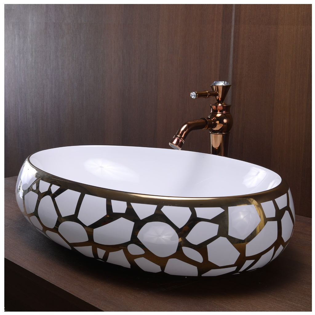 Toyo showroom/shop near me sarjapur road, sarjapur road toyo showroom/shop, wash basin showroom sarjapur road, sarjapur road wash basin showroom, new designer wash basin, premium wash basin, low price wash basin, multi colour wash basin, Toyo 109 White & Rose Gold Wash Basin