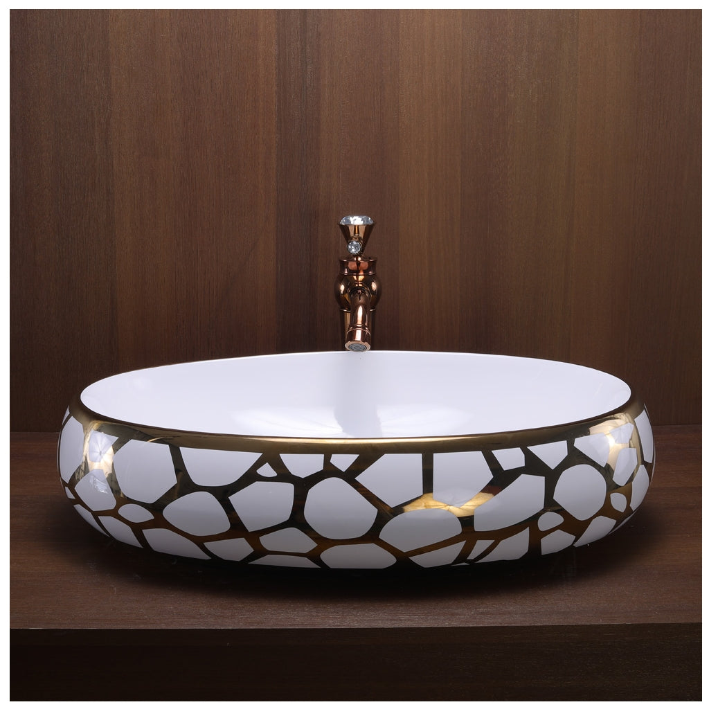 Toyo showroom/shop near me sarjapur road, sarjapur road toyo showroom/shop, wash basin showroom sarjapur road, sarjapur road wash basin showroom, new designer wash basin, premium wash basin, low price wash basin, multi colour wash basin, Toyo 109 White & Rose Gold Wash Basin