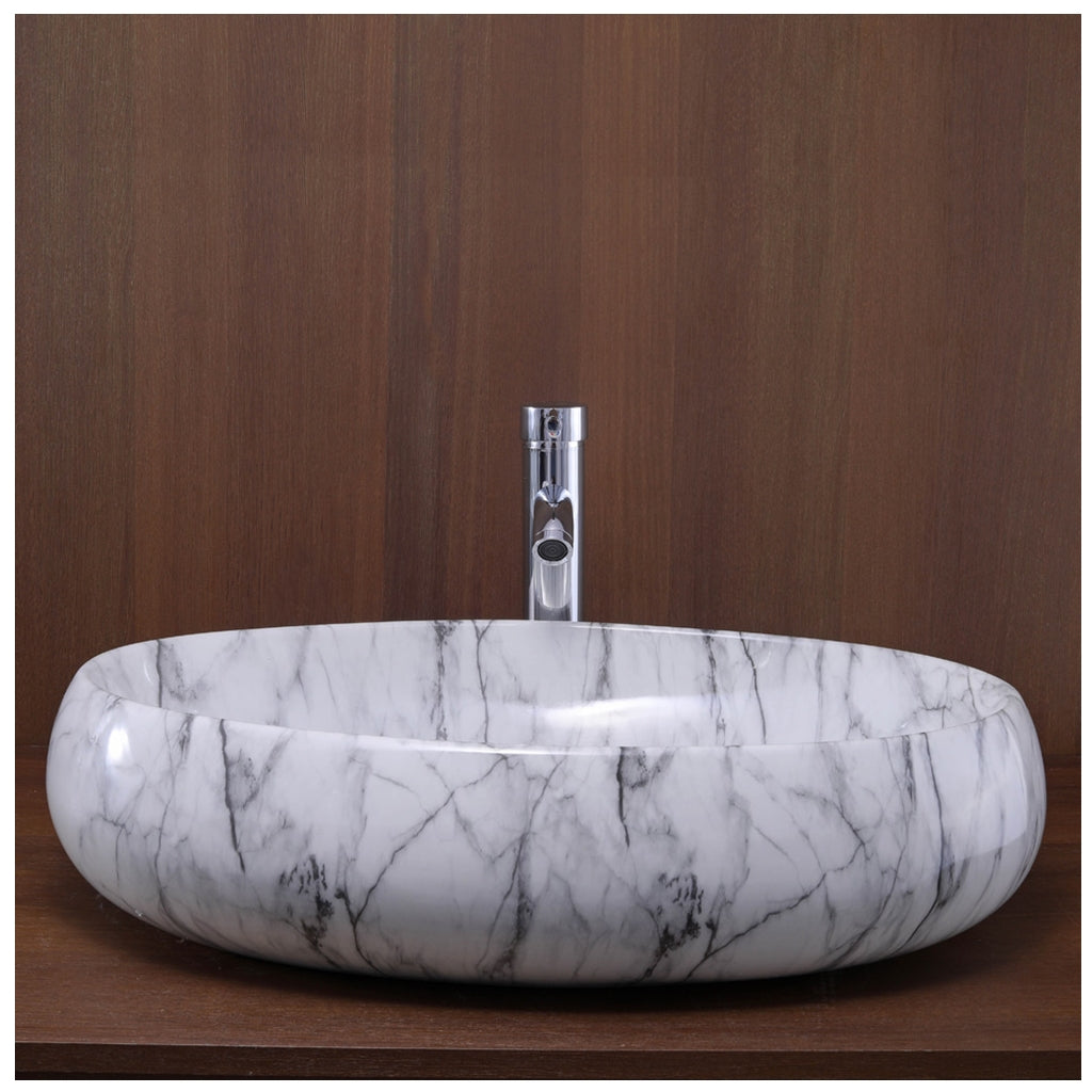 Toyo showroom/shop near me sarjapur road, sarjapur road toyo showroom/shop, wash basin showroom sarjapur road, sarjapur road wash basin showroom, new designer wash basin, premium wash basin, low price wash basin, multi colour wash basin, Toyo 113 White Marble Glossy Wash Basin