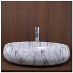 Toyo showroom/shop near me sarjapur road, sarjapur road toyo showroom/shop, wash basin showroom sarjapur road, sarjapur road wash basin showroom, new designer wash basin, premium wash basin, low price wash basin, multi colour wash basin, Toyo 113 White Marble Glossy Wash Basin