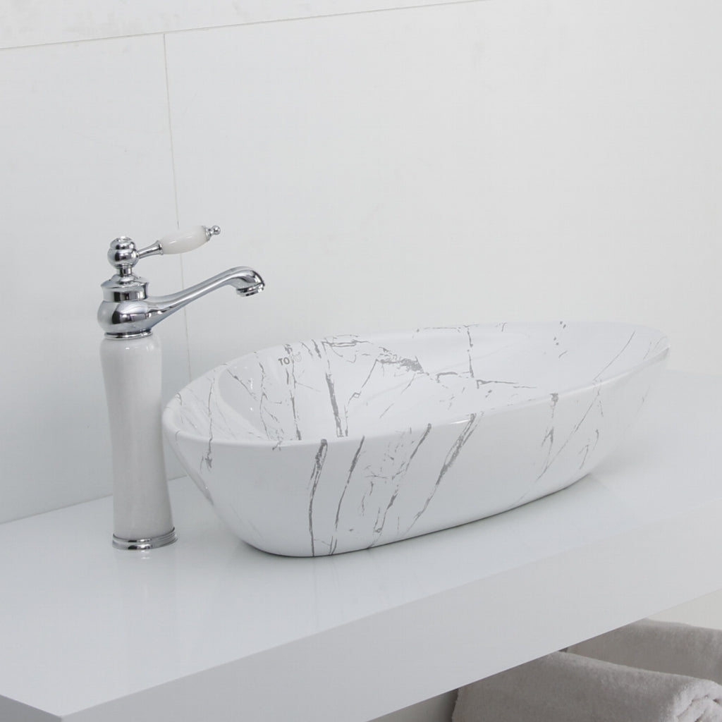 Toyo showroom/shop near me sarjapur road, sarjapur road toyo showroom/shop, wash basin showroom sarjapur road, sarjapur road wash basin showroom, new designer wash basin, premium wash basin, low price wash basin, multi colour wash basin, Toyo 181 White Marble Glossy Wash Basin