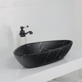 Toyo 184 Black Marble Matt Wash Basin