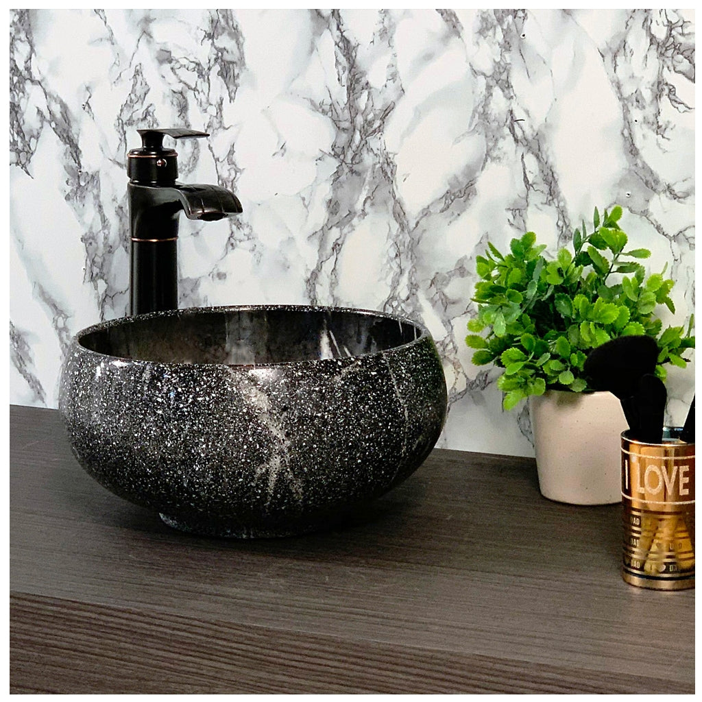 Toyo showroom/shop near me sarjapur road, sarjapur road toyo showroom/shop, wash basin showroom sarjapur road, sarjapur road wash basin showroom, new designer wash basin, premium wash basin, low price wash basin, multi colour wash basin, Toyo 223 Black Marble Texture Wash Basin