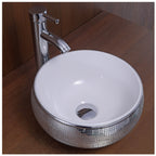Toyo showroom/shop near me sarjapur road, sarjapur road toyo showroom/shop, wash basin showroom sarjapur road, sarjapur road wash basin showroom, new designer wash basin, premium wash basin, low price wash basin, multi colour wash basin, Toyo 225 White & Silver Wash Basin