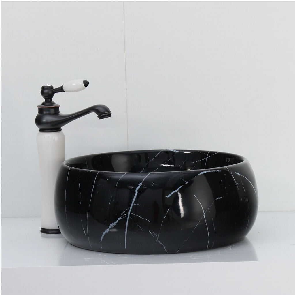 Toyo showroom/shop near me sarjapur road, sarjapur road toyo showroom/shop, wash basin showroom sarjapur road, sarjapur road wash basin showroom, new designer wash basin, premium wash basin, low price wash basin, multi colour wash basin, Toyo 233 Black Marble Glossy Wash Basin