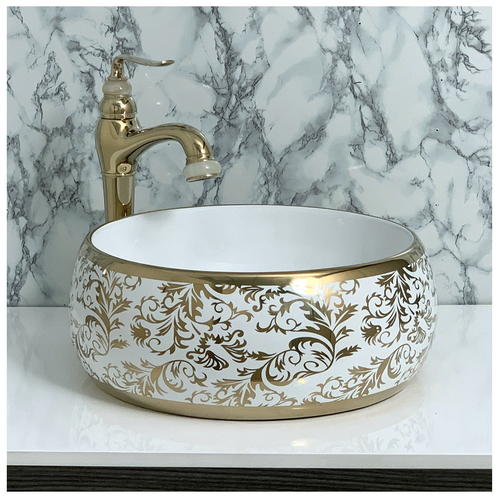 Toyo showroom/shop near me sarjapur road, sarjapur road toyo showroom/shop, wash basin showroom sarjapur road, sarjapur road wash basin showroom, new designer wash basin, premium wash basin, low price wash basin, multi colour wash basin, Toyo 236 White & Golden Wash Basin