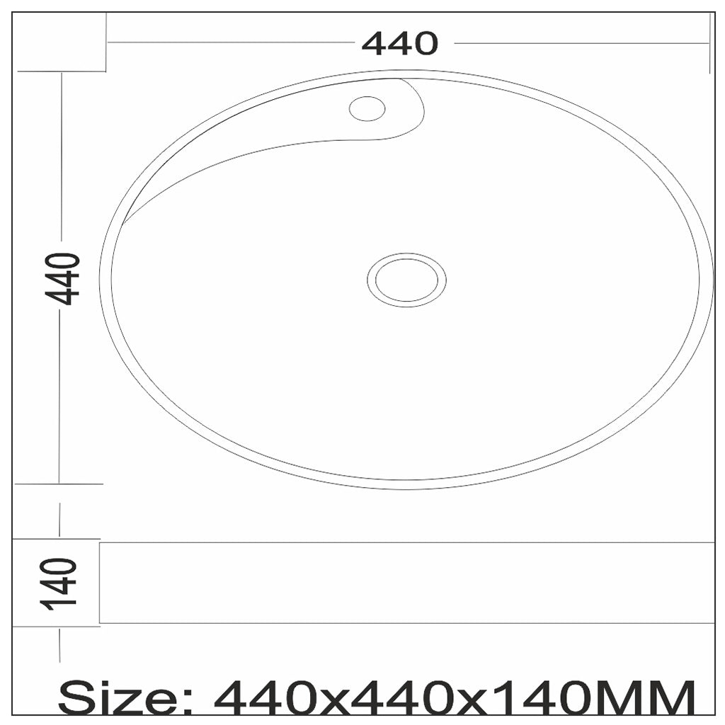Toyo 282 Silver Wash Basin