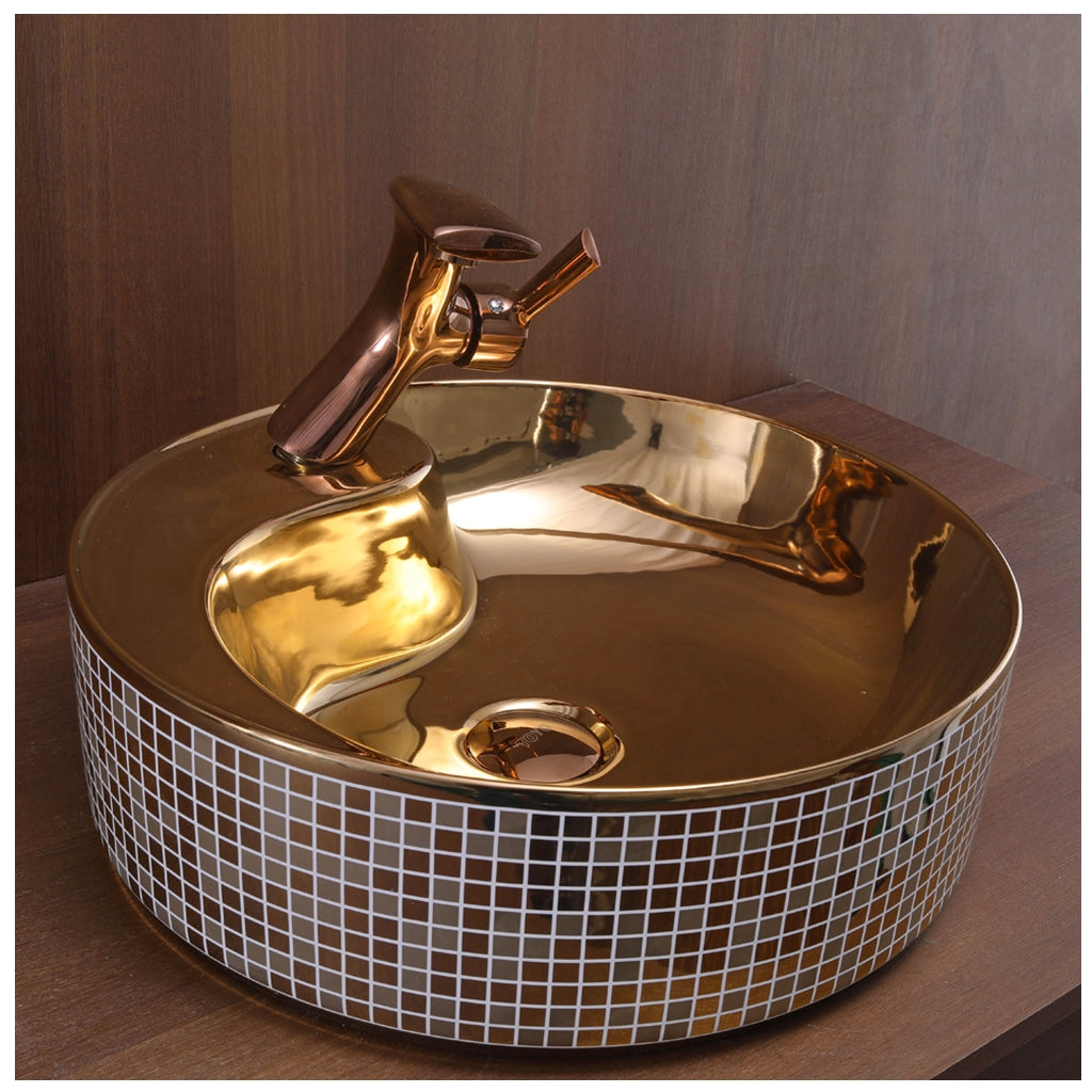 Toyo 283 Rose Gold Wash Basin