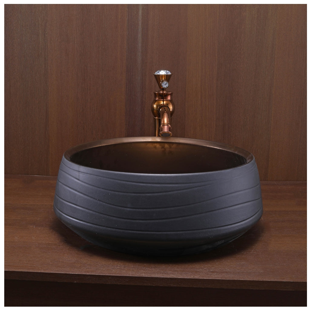 Toyo 292 Brown & Bronze Wash Basin