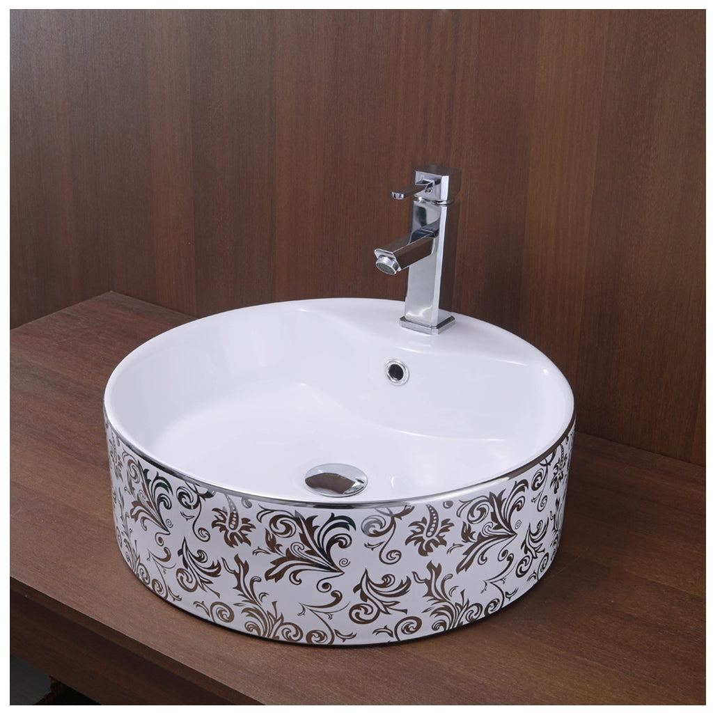 Toyo 302 Silver Wash Basin