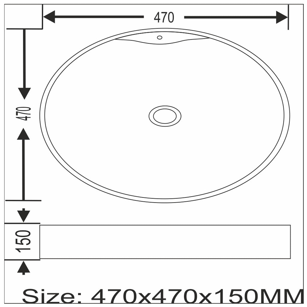 Toyo 302 Silver Wash Basin
