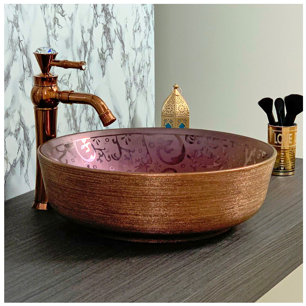 Toyo 331 Rose Gold Wash Basin