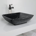 Toyo 343 Black Marble Matt Wash Basin