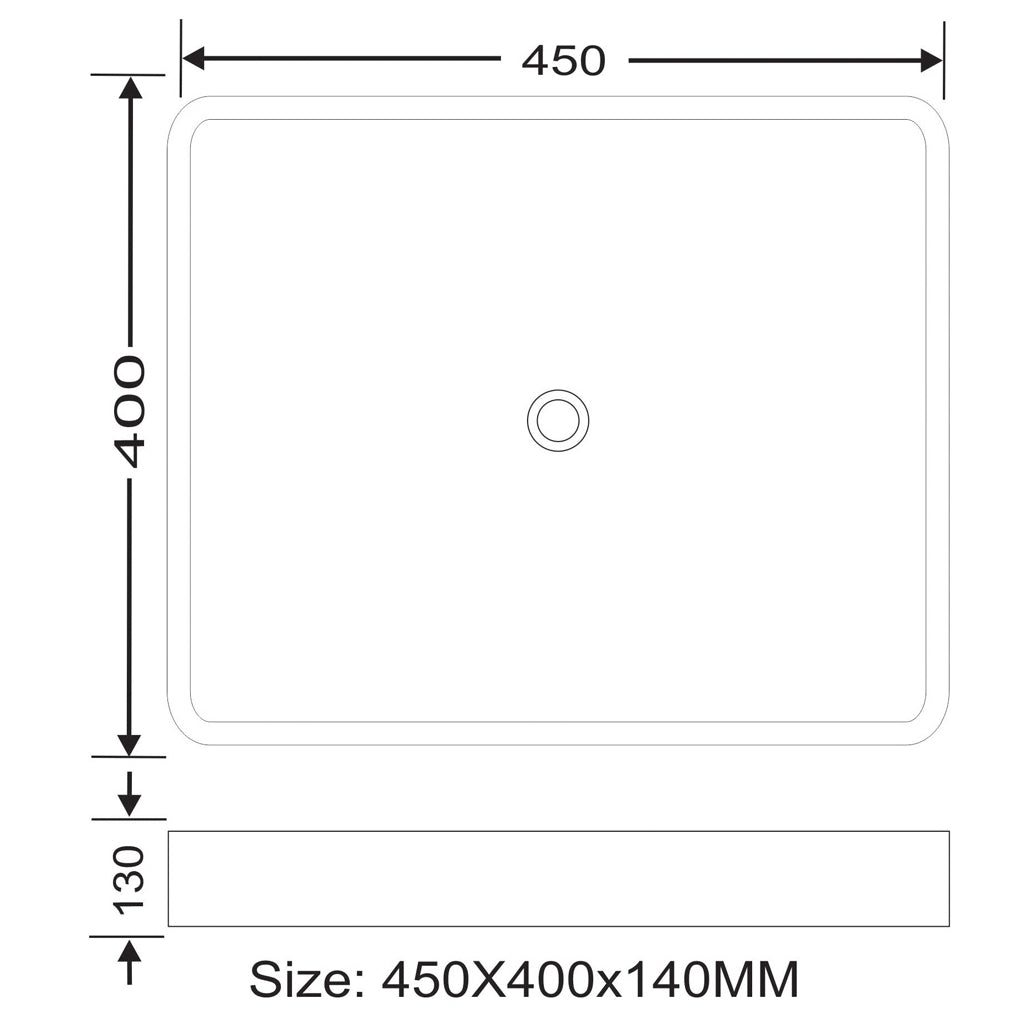 Toyo 362 White & Golden Wash Basin