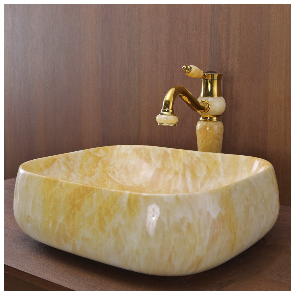 Toyo 365 Yellow Onyx Glossy Wash Basin