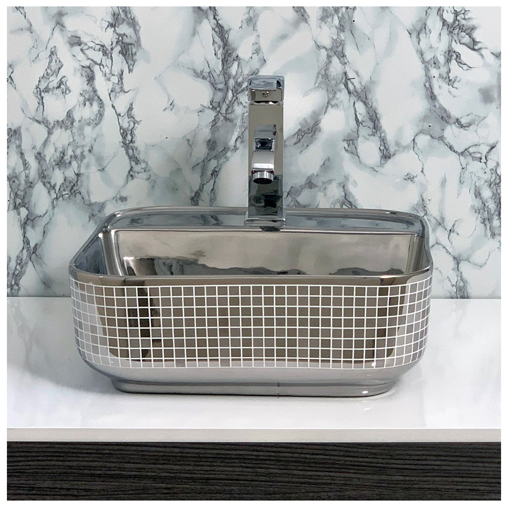 Toyo 372 Silver Wash Basin