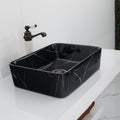 Toyo 394 Black Marble Glossy Wash Basin