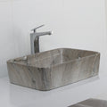 Toyo 396 Light Grey Marble Glossy Wash Basin