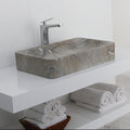 Toyo 446 Light Grey Marble Glossy Wash Basin