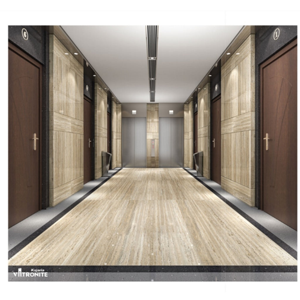 Travertine Kajaria Vitronite Tile