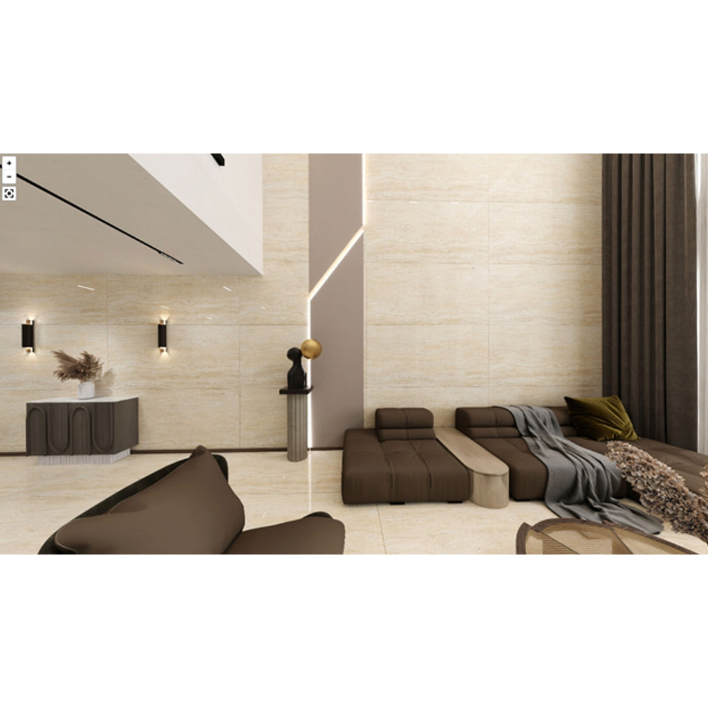 Travertino Marfil Ultima Kajaria Tile