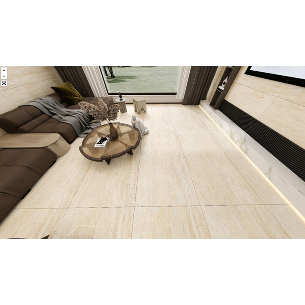Travertino Marfil Ultima Kajaria Tile