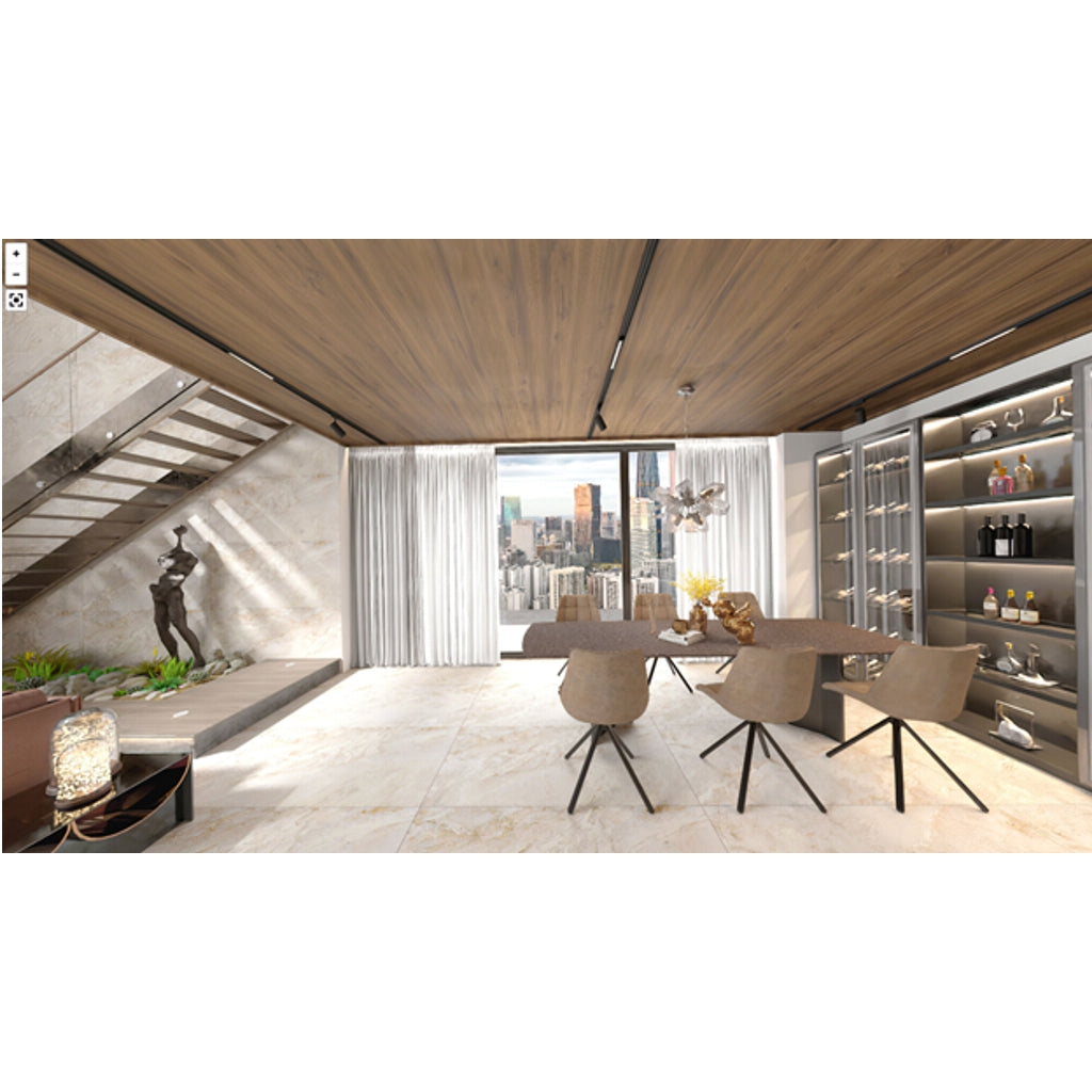 Tuscan Crema 600x1200mm 3pcs Ultima Kajaria Tile